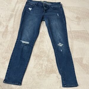 Distressed Blue Women's Jeans